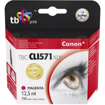 Μελάνι. Cartridge TB Συμβ. S Canon CLI-571XL MA Magent