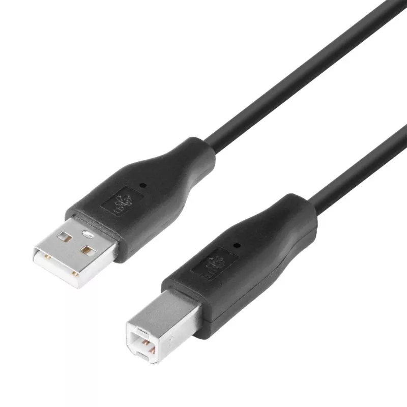 TB Καλώδιο USB AM-BM 1.8 μαύρο (AKTBXKU1PABW18B)