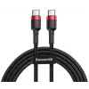 Καλώδιο USB-C σε USB-C Baseus CATKLF-G91 1 m, Βύσμα USB-C αρσενικό, 0,48 Gbit/s, Μαύρο