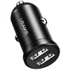 Φορτιστής αυτοκινήτου usams USA000867 — Dual USB 2×2,4A, μαύρο