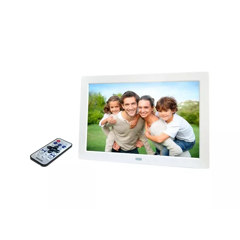 Ψηφιακή κορνίζα SENCOR SDF 874 WH — 8 ιντσών IPS, 1280 x 800, λευκή