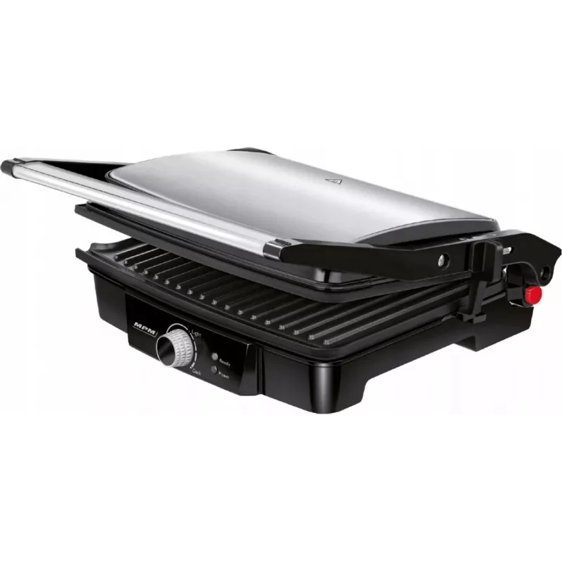 Ψησταριά επαφής MPM MGR-09M - 2000 W, paninigrill, ρυθμιζόμενη επάνω πλάκα