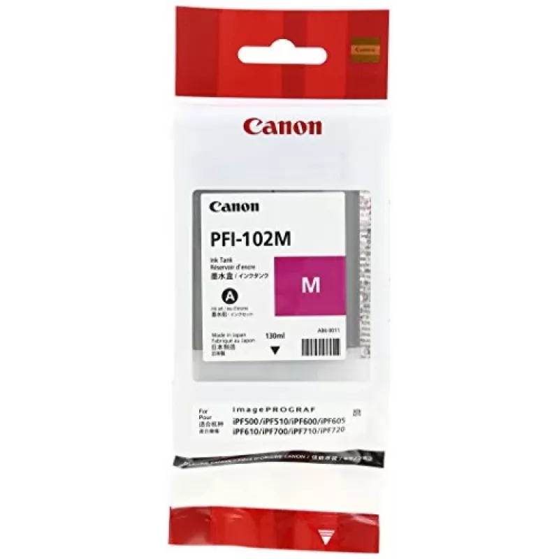Canon PFI-102M μελάνι 1 τεμ. γνήσιο ματζέντα
