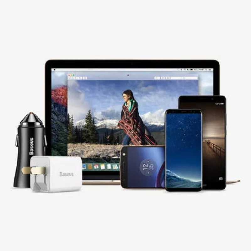 Baseus βύσμα USB σε υποδοχή Type-C αντάπτορας μετατροπέας μαύρο