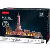 3D Puzzle CubicFun City Line Paris LED 115 τεμ.