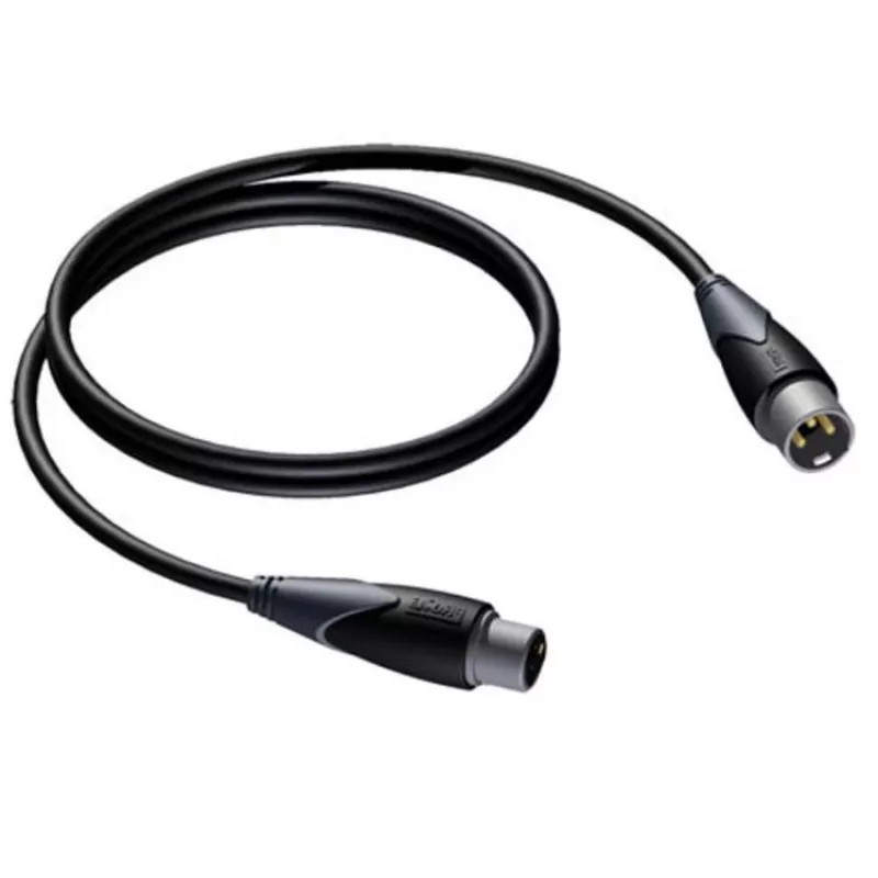 PROCAB CLA901/3 Καλώδιο ήχου 3 m XLR (3 ακίδων) μαύρο, γκρι