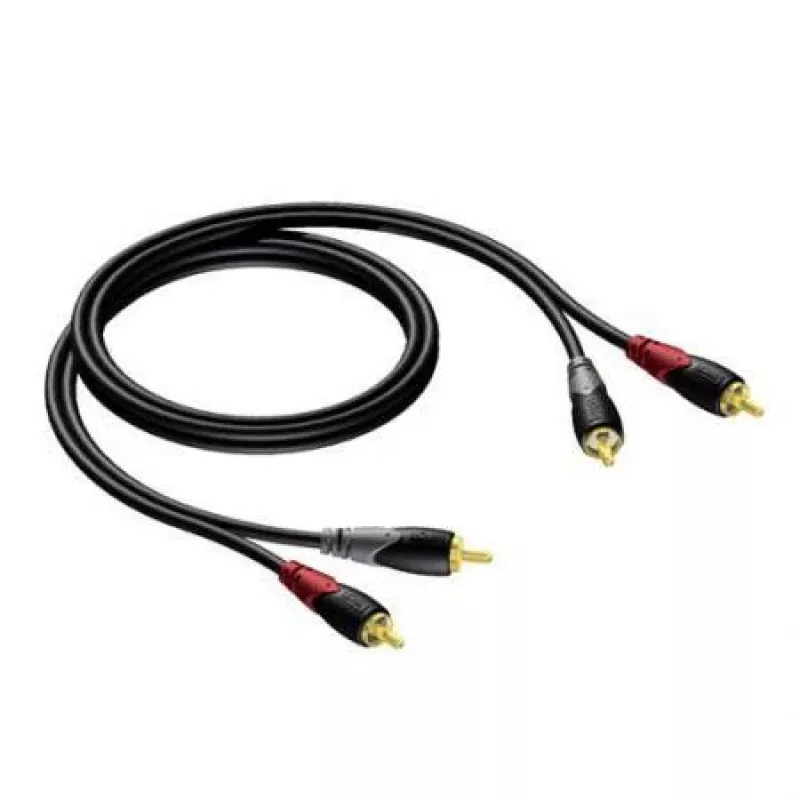 Καλώδιο 2X βύσμα RCA/Cinch - 2X βύσμα RCA/Cinch 1,5