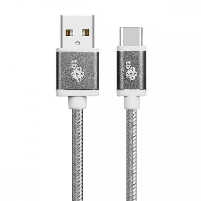 Καλώδιο TB USB - USB-C 1,5 γκρι (AKTBXKUCSBA150S)