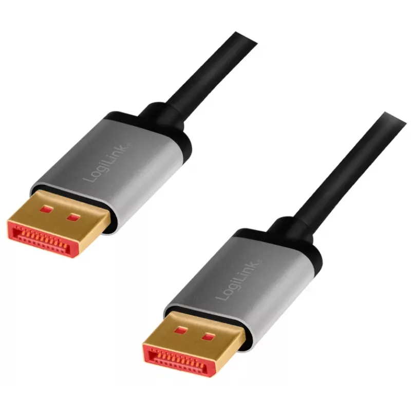 Καλώδιο DisplayPort LogiLink CDA0105 2 m Μαύρο Γκρι