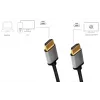 LogiLink CHA0101 Καλώδιο HDMI-AV Μαύρο-Γκρι 2m HDMI σε HDMI αρσενικό