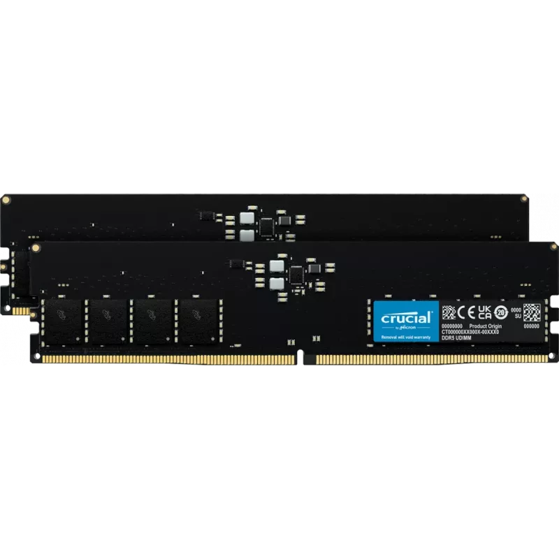 ΜΝΗΜΗ DIMM 64GB DDR5-4800/KIT2 CT2K32G48C40U5 CRUCIAL