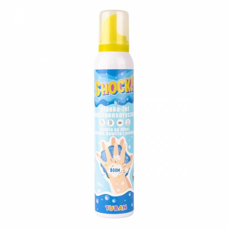 Slime Tuban SHOCK! MULTISENSORY FOAM-GEL ICE 200 ml μπλε
