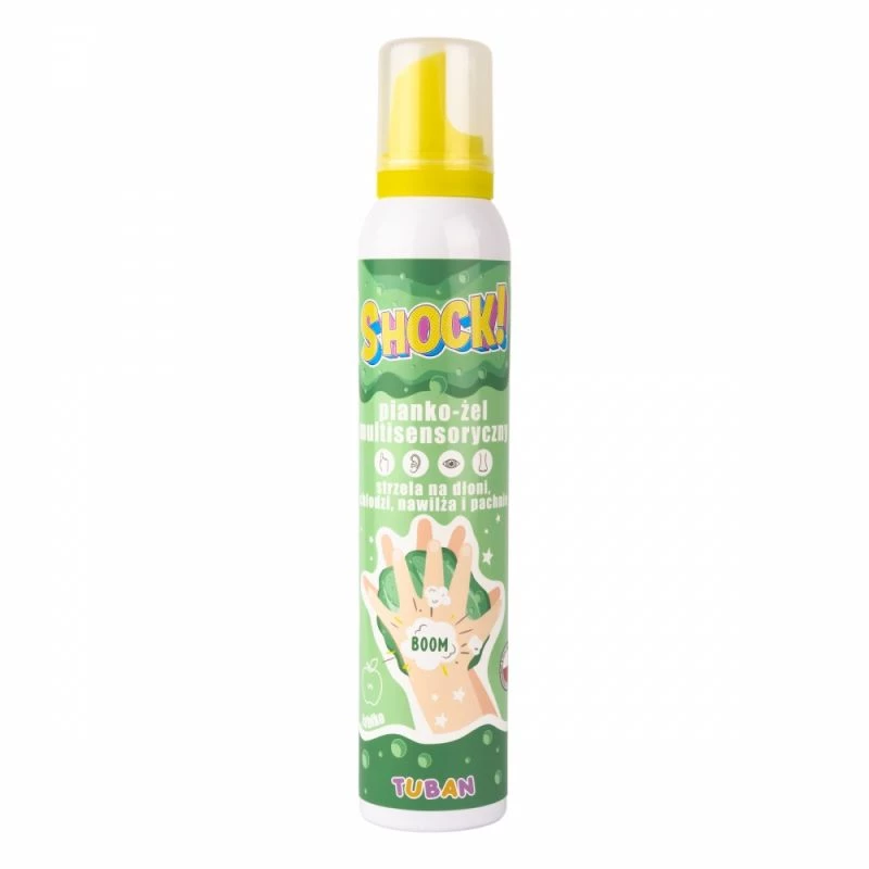 Slime Tuban SHOCK! MULTISENSORY FOAM-GEL APPLE 200 ml πράσινο
