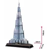 CubicFun L133H παζλ 3D Burj Khalifa (Light), 136 κομμάτια, με φωτισμό LED
