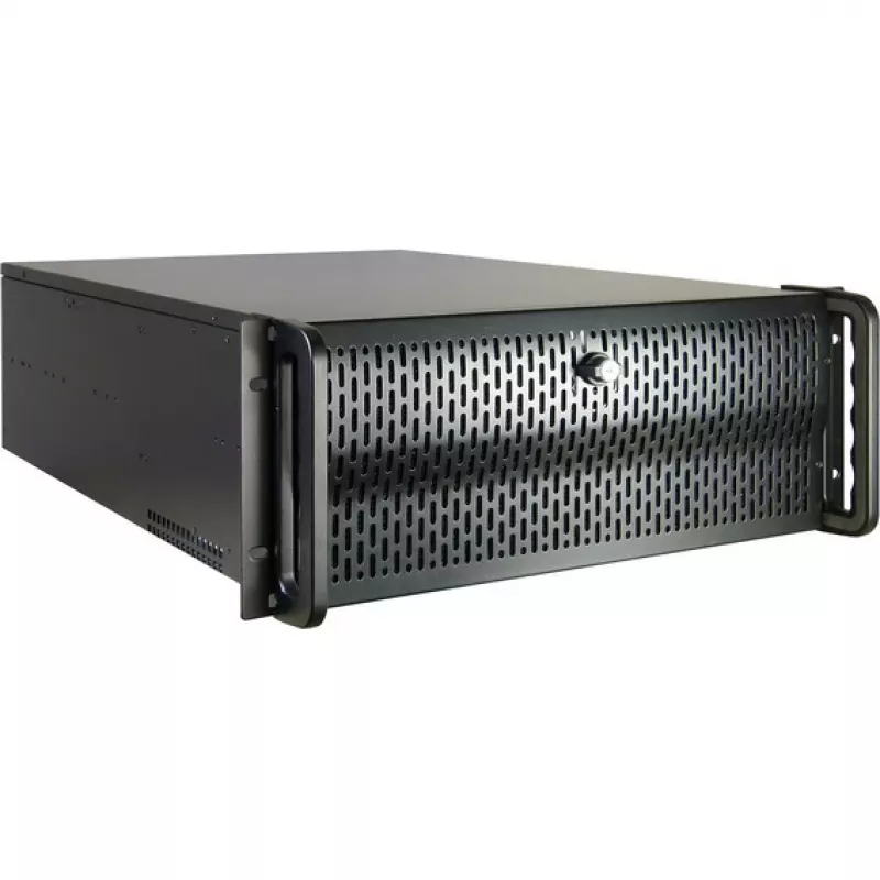Κουτί διακομιστή Inter-Tech IPC 4U-4129L Rack Μεταλλικό Ασημί
