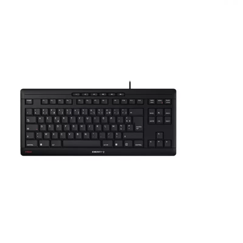 Πληκτρολόγιο CHERRY STREAM TKL USB AZERTY γαλλικό μαύρο ενσύρματο 94 πλήκτρα