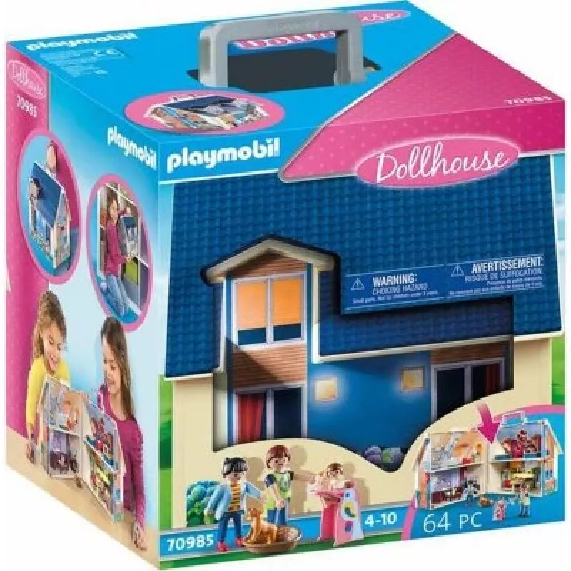 Σετ κατασκευής PLAYMOBIL Κουκλόσπιτο 70985 πολύχρωμο πλαστικό