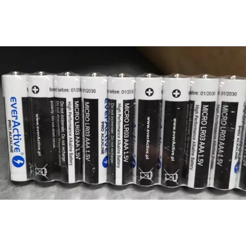 Αλκαλική μπαταρία μίας χρήσης everActive LR0310PAK AAA 1,5 V 1250 mAh συσκευασία 10 τεμ.