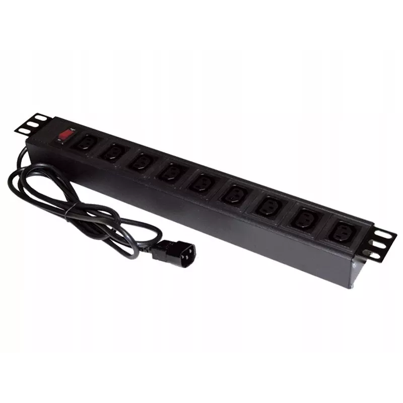 ALANTEC Πολύπριζο 19 ιντσών - 9 υποδοχές UPS - βύσμα UPS-C14 (PZ010)