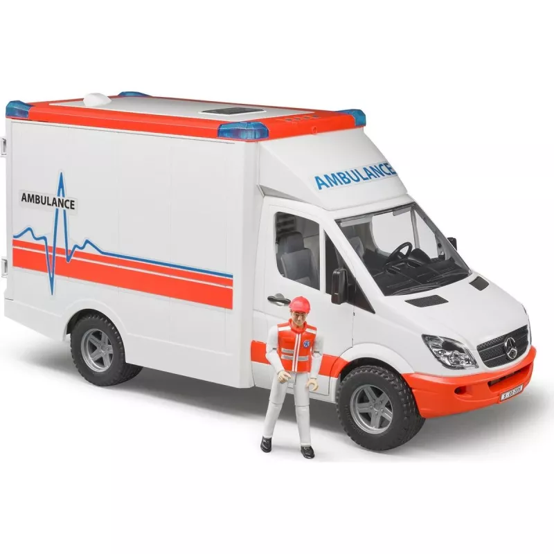 Bruder 1/16 Mercedes-Benz Sprinter Ασθενοφόρο με οδηγό