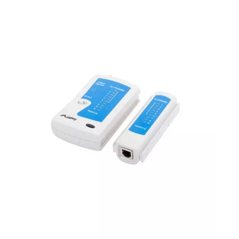 Lanberg NT-0401 tester δικτύου UTP/STP tester καλωδίων μπλε, λευκό