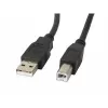 Lanberg CA-USBA-10CC-0030-BK Καλώδιο USB 3 m USB 2.0 USB B μαύρο (CA-USBA-10CC-0030-BK)