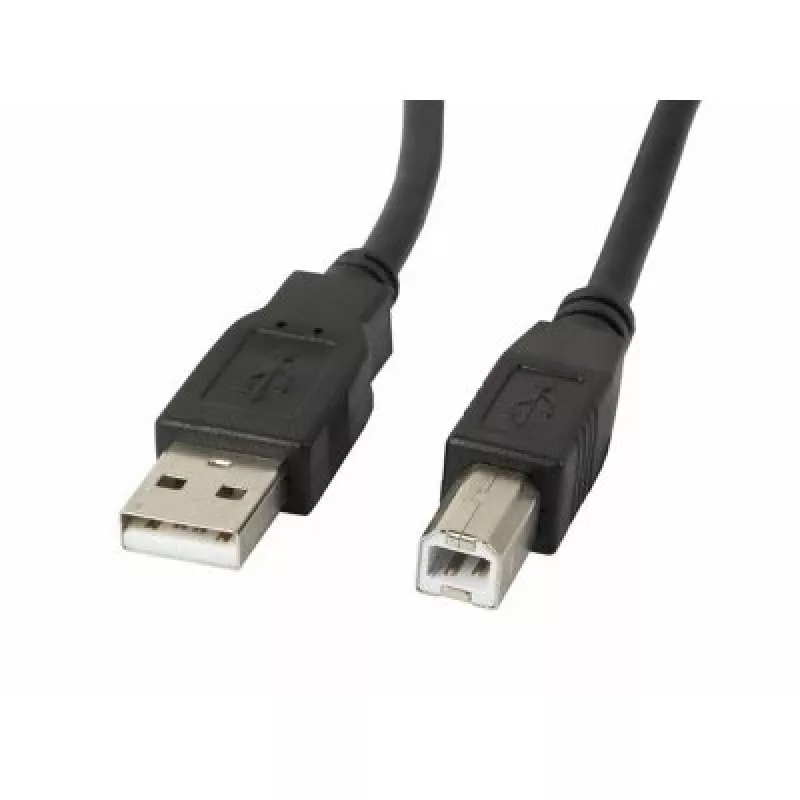 Lanberg CA-USBA-10CC-0030-BK Καλώδιο USB 3 m USB 2.0 USB B μαύρο (CA-USBA-10CC-0030-BK)