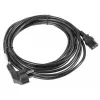 Lanberg CA-C13C-11CC-0100-BK Καλώδιο τροφοδοσίας μαύρο 10 m C13 υποδοχή CEE7/7