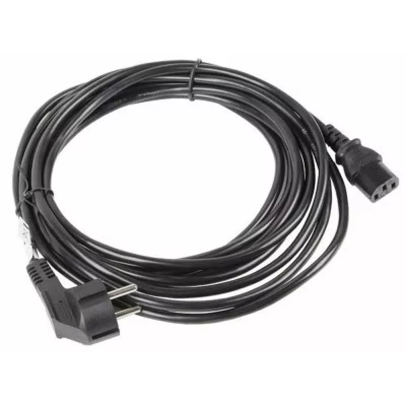 Lanberg CA-C13C-11CC-0100-BK Καλώδιο τροφοδοσίας μαύρο 10 m C13 υποδοχή CEE7/7