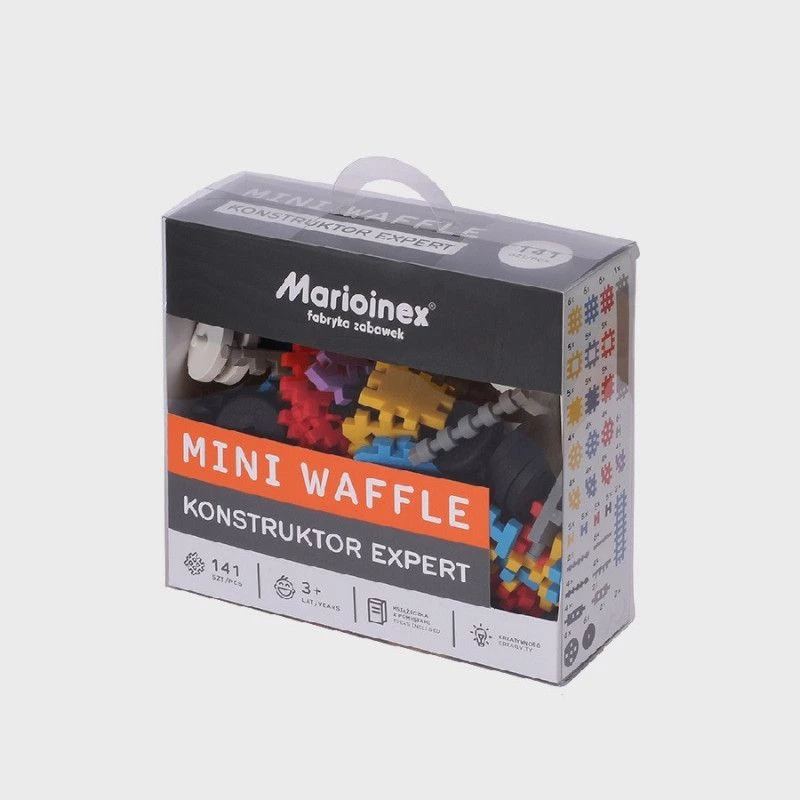 Σετ κατασκευής Marioinex Mini Waffle Constructor – 141 τεμ., πολύχρωμο, για παιδιά από 5 ετών
