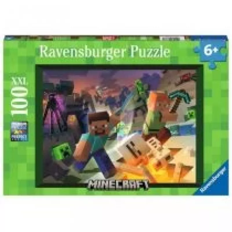 Ravensburger Minecraft 100 τεμάχια παζλ βιντεοπαιχνίδι