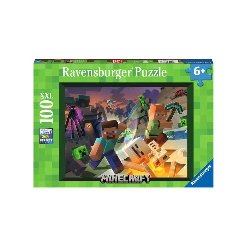 Ravensburger Minecraft 100 τεμάχια παζλ βιντεοπαιχνίδι