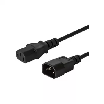 Καλώδιο SAVIO CL-99 (C14 / IEC C14 / IEC 320 C14 M - C13 F; 1 2m; χρώμα μαύρο)