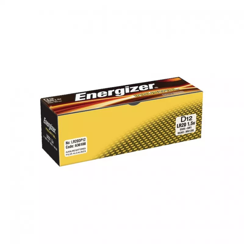 Energizer Μπαταρίες Industrial Pro D LR20 1.5V 12 τεμ.