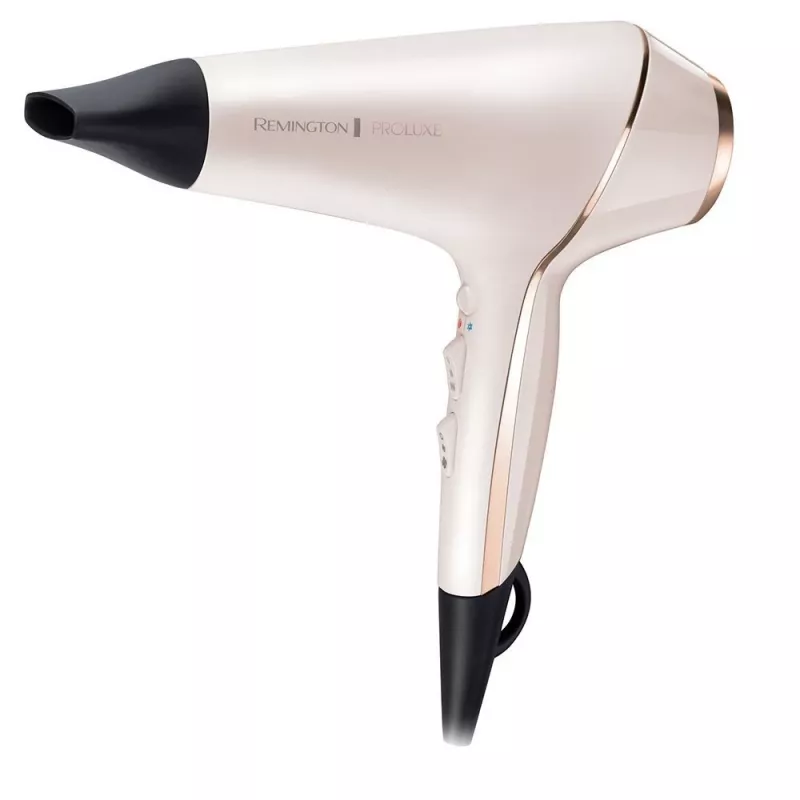 Πιστολάκι μαλλιών Remington Proluxe Ionic με ντιφούζερ και συγκεντρωτήρα χρυσό