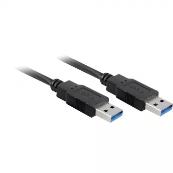 Wentronic Goobay Καλώδιο USB 3.0 SuperSpeed, Μαύρο, 3 m - Βύσμα USB 3.0 (Type A) > Βύσμα USB 3.0 (Type A) (93929)