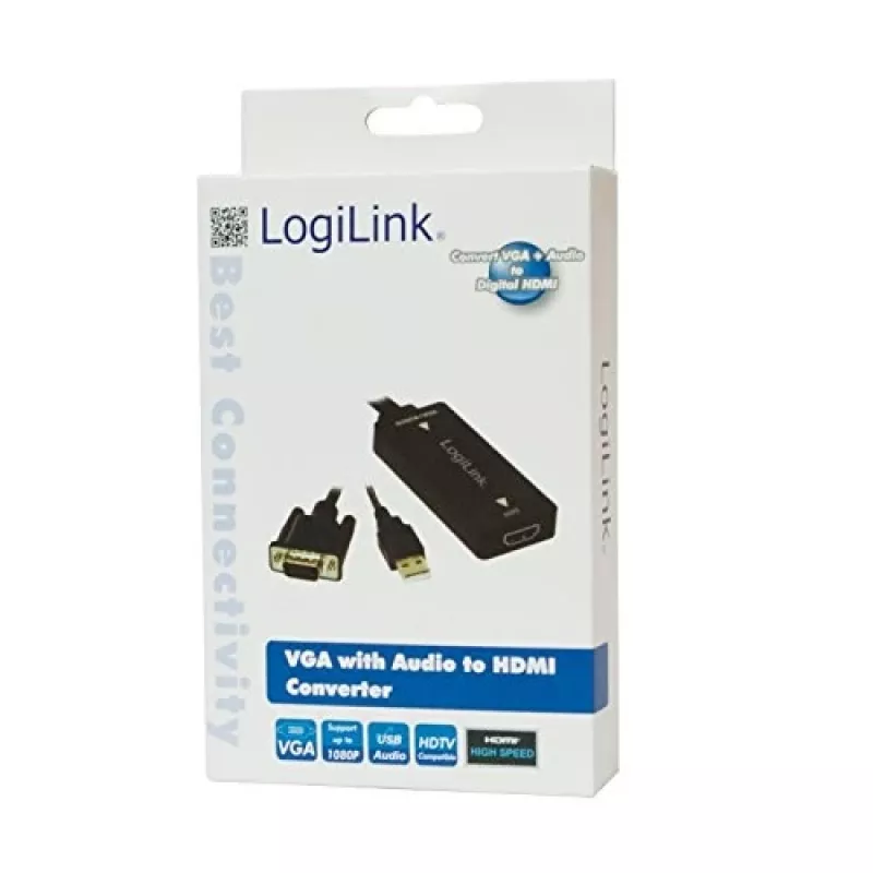 Αντάπτορας Καλωδίου Βίντεο LogiLink CV0060 Μαύρο