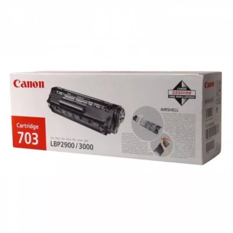 Canon Toner CRG703 μαύρο τόνερ 3 τεμ. γνήσιο