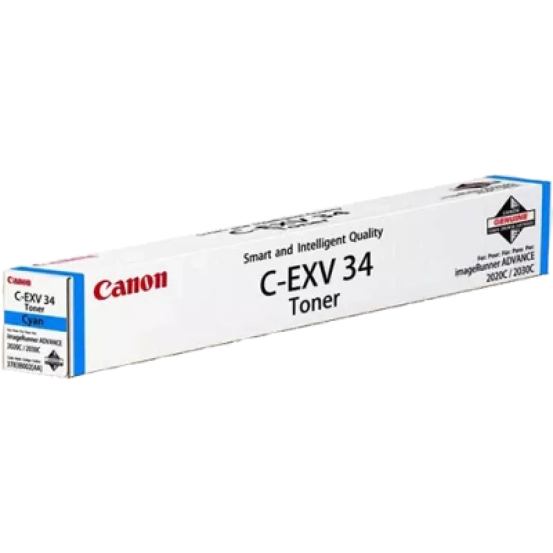 Canon C-EXV 34 τόνερ 1 τεμ. γνήσιο κυανό