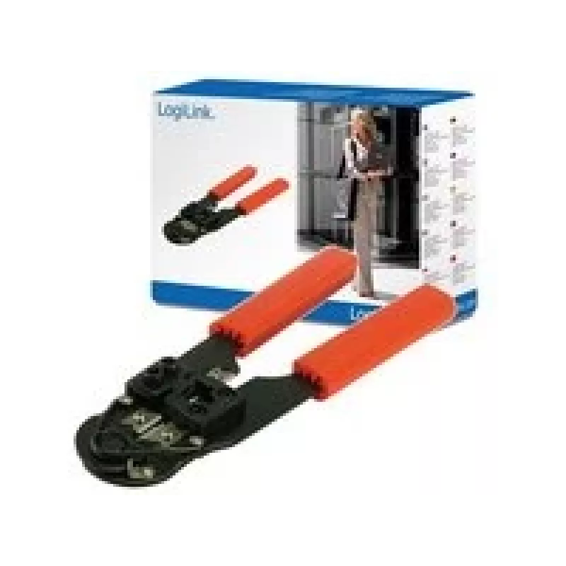 LogiLink WZ0004 Εργαλείο Πρέσας Καλωδίων Πρέσα Μαύρο. Κόκκινο
