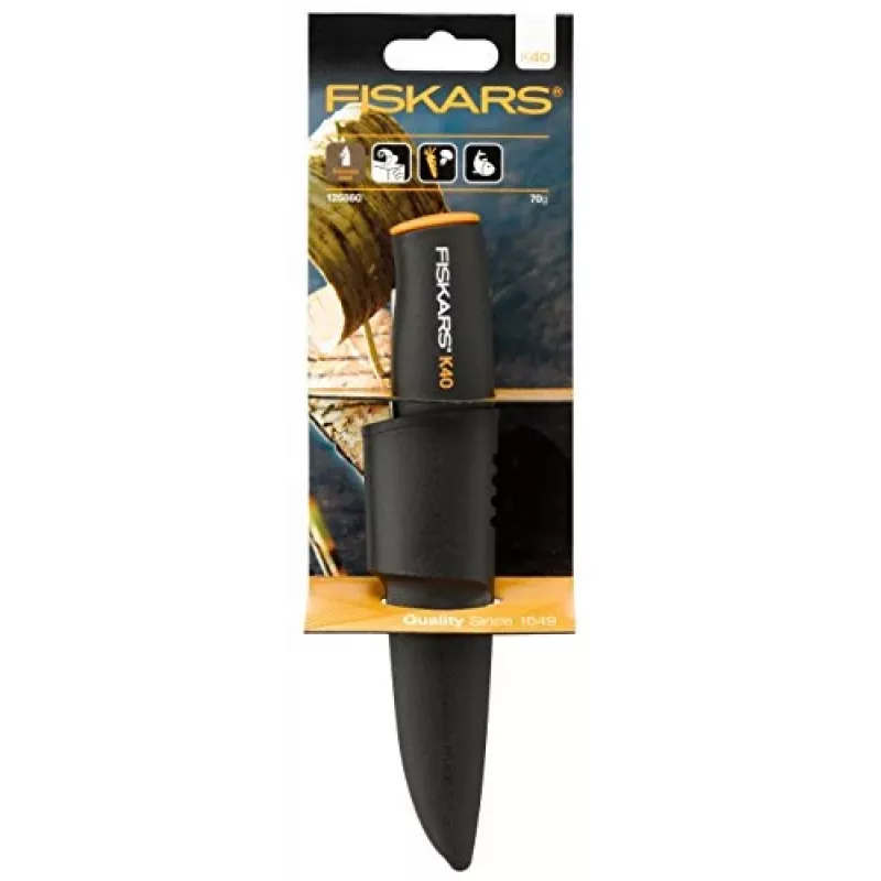 Fiskars Universal Utility Knife K40 μαύρο γκρι (1001622)