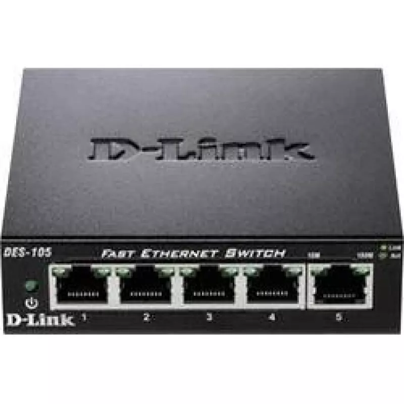 D-Link DES-105 Unmanaged L2 Μαύρο