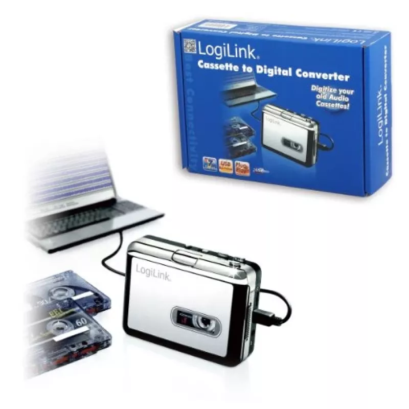 LogiLink® UA0156 Ψηφιοποιητής κασετών με θύρα USB