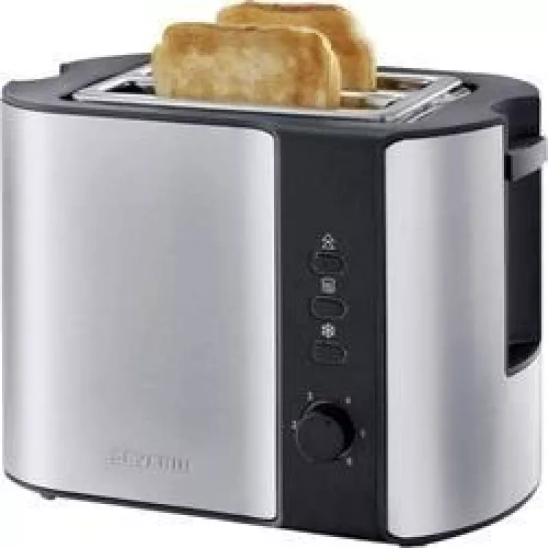 Severin 2589 2 φέτες 800 W μαύρο, ανοξείδωτο ατσάλι