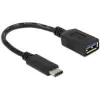 Delock Προσαρμογέας USB - USB Type A (W) σε 24 pin USB-C (M)