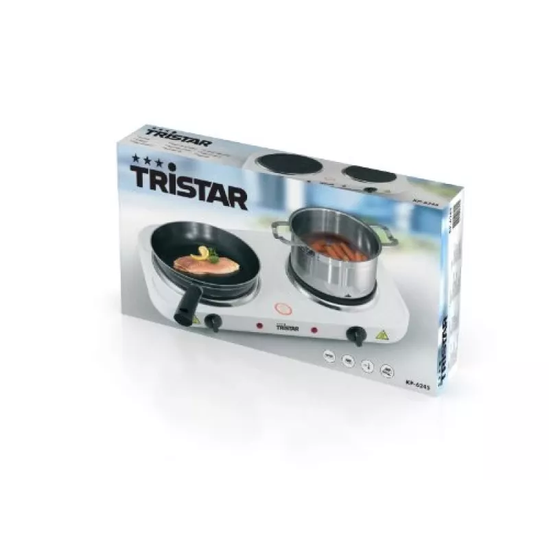 Tristar Διπλή εστία KP-6245, 2500W, 15,5/18,5 cm