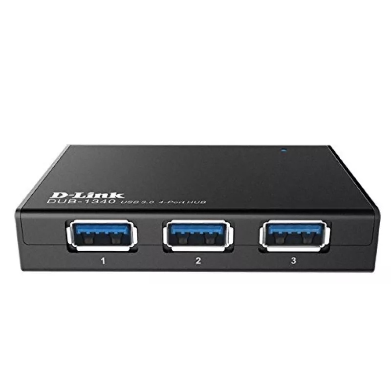 USB Hub D-Link DUB-1340 Μαύρο
