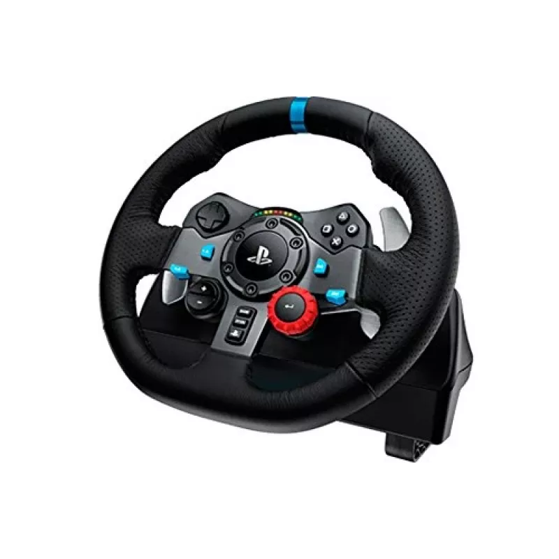 Logitech G920 Driving Force τιμόνι αγώνων με πετάλια για Xbox One και PC, USB, μαύρο (941-000123)