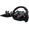 Logitech G920 Driving Force τιμόνι αγώνων με πετάλια για Xbox One και PC, USB, μαύρο (941-000123)