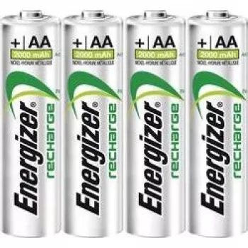 Energizer ACCU Recharge Power Plus Μπαταρίες NiMH AA 2000mAh συσκευασία 4 τεμ.